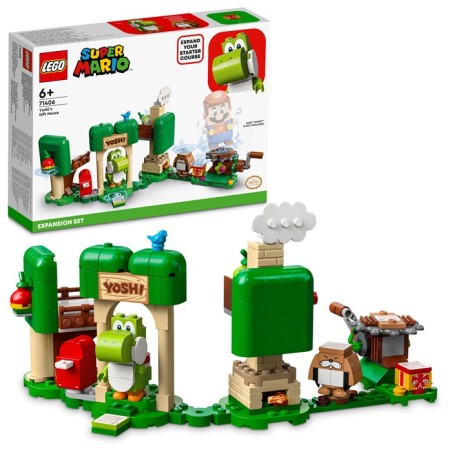 LEGO Super Mario 71406 Set de Expansión: Casa-regalo de Yoshi edad apartir de 6 años, contiene 246 piezas - juguetería LEGO.