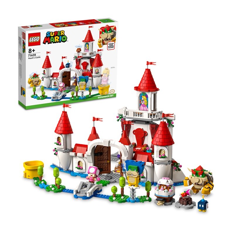 LEGO Super Mario 71408 Set de Expansión: Castillo de Peach edad apartir de 8 años, contiene 1216 piezas - juguetería LEGO. LEGO Super Mario 71408 Set de Expansión: Castillo de Peach edad apartir de 8 años, contiene 1216 piezas - juguetería LEGO.