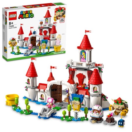 LEGO Super Mario 71408 Set de Expansión: Castillo de Peach edad apartir de 8 años, contiene 1216 piezas - juguetería LEGO.