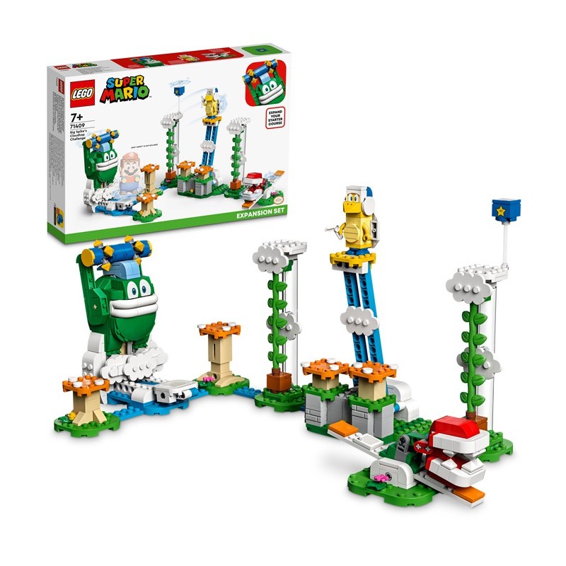 LEGO Super Mario 71409 Set de Expansión: Desafío en las nubes del Gran Spike edad apartir de 7 años, contiene 540 piezas - jugue LEGO Super Mario 71409 Set de Expansión: Desafío en las nubes del Gran Spike edad apartir de 7 años, contiene 540 piezas - jugue