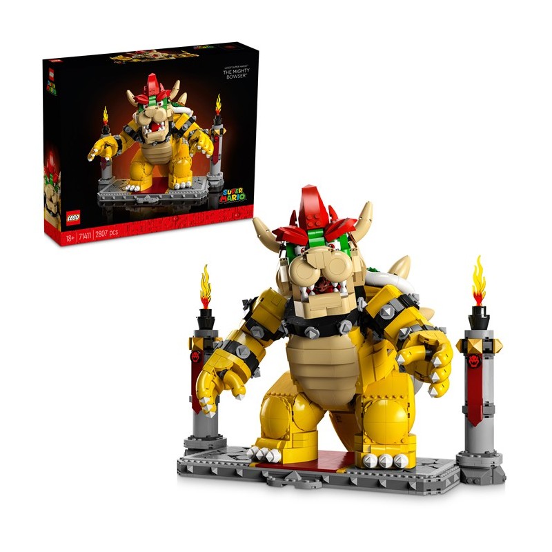 LEGO Super Mario 71411 El Poderoso Bowser edad apartir de 18 años, contiene 2807 piezas - juguetería LEGO. LEGO Super Mario 71411 El Poderoso Bowser edad apartir de 18 años, contiene 2807 piezas - juguetería LEGO.