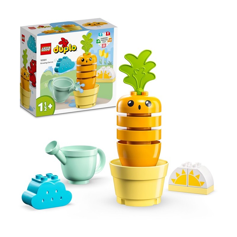 LEGO DUPLO Creative Play 10981 Planta de Zanahoria edad apartir de 1 años, contiene 11 piezas - juguetería LEGO. LEGO DUPLO Creative Play 10981 Planta de Zanahoria edad apartir de 1 años, contiene 11 piezas - juguetería LEGO.