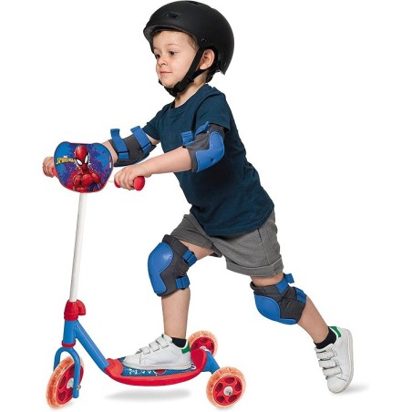 Patinete 3 ruedas Spiderman juguete edad +2 años
