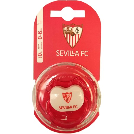 Sevilla Fútbol Club chupe silicona libre de BPA edad 0 a 6 meses producto oficial