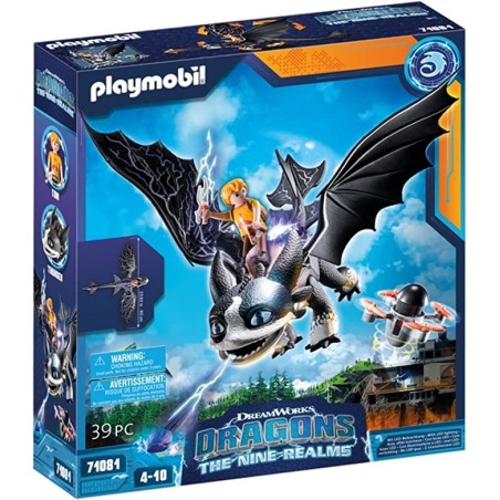 PLAYMOBIL DreamWorks Dragons 71081 Dragons: The Nine Realms - Thunder & Tom edad +4 años