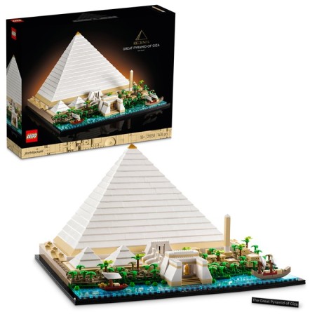 LEGO Architecture 21058 Gran Pirámide de Guiza edad apartir de 18 años contiene 1476 piezas - Tienda juguetes