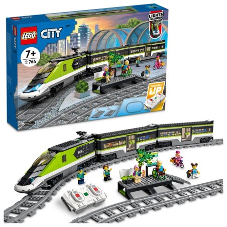 LEGO City Trains 60337 Tren de Pasajeros de Alta Velocidad edad apartir de 7 años contiene 764 piezas - Tienda juguetes