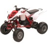 Moto juguete Quad Yamaha Blanco Raptor 660R réplica escala 1:12 longitud aprox 14cm edad +3 años
