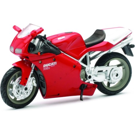 Moto juguete Ducati 998S escala 1:12 NewRay longitud aproximada 16cm