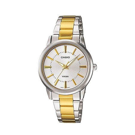 Reloj Casio señora LTP-1303SG-7A analógico correa metálica bicolor