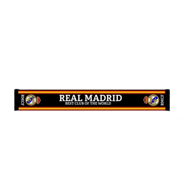 BUFANDA VINTAGE OFICIAL DEL REAL MADRID CLUB DE FUTBOL