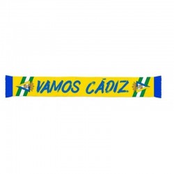 Bufanda Cádiz Club de Fútbol alta definición Vamos Cádiz Andalucía 130x20 centímetros