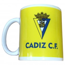 Taza Cádiz Club de Fútbol Mug desayuno cerámica producto oficial