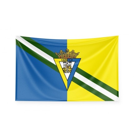 Bandera Cádiz Club de Fútbol Bandera Andalucía grande tamaño 120x80 centímetros