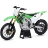 Moto Kawasaki KX450F escala 1:12 NewRay juguete piezas de metal con plástico
