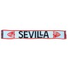 Bufanda Sevilla Fútbol Club blanca tamaño 130x20 cm producto bajo licencia del club