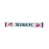 Bufanda Sevilla Fútbol Club fondo blanco con tramas 130x20cm producto oficial