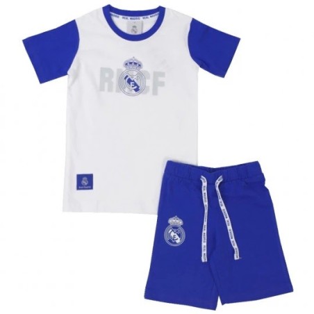 Real Madrid pijama infantil verano manga corta producto oficial presentado en cajita