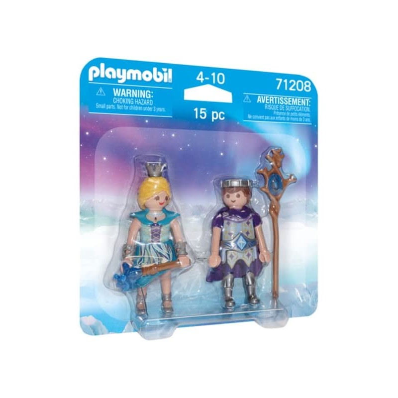 Playmobil 71208 Duo PackPrincesa y Príncipe de Hielo edad apartir de 3 años.