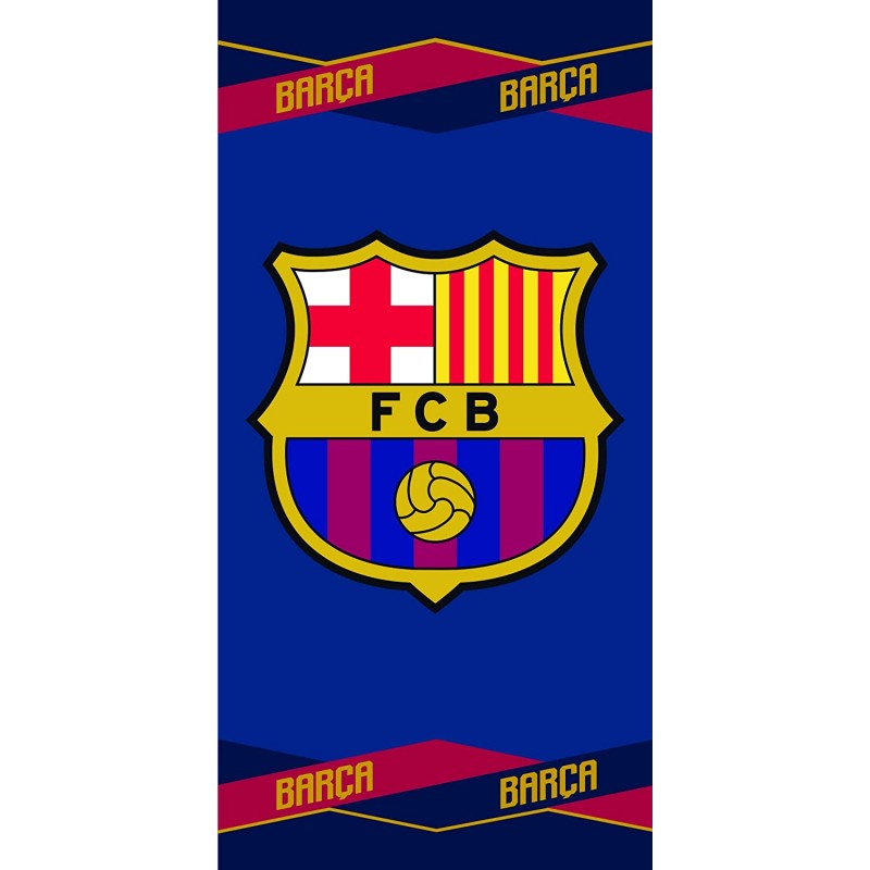 Toalla Fútbol Club Barcelona playa tamaño 70x140cm producto oficial