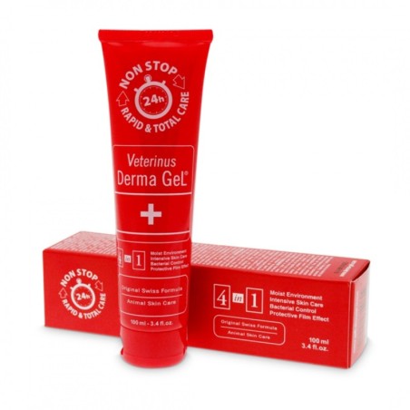 Dermagel Gel Equine America 100 ml Hidrata y protege contra los contaminantes externos favoreciendo la reepitelización