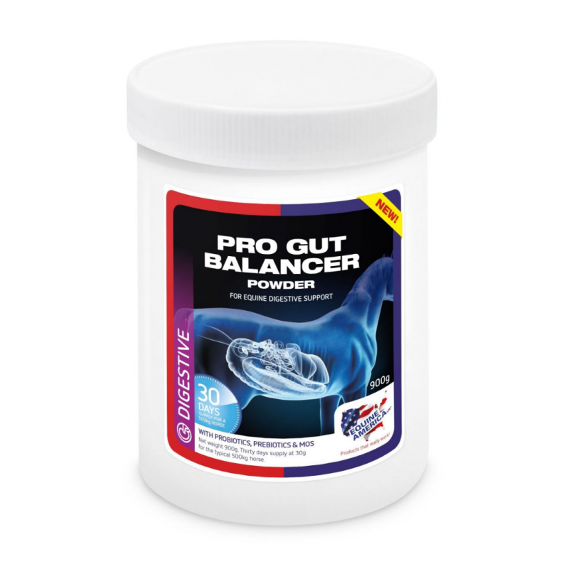 Pro Gut Balancer Equine America 450g Suplemento pre y probiótico en polvo. Promueve el funcionamiento del sistema digestivo Pro Gut Balancer Equine America 450g Suplemento pre y probiótico en polvo. Promueve el funcionamiento del sistema digestivo