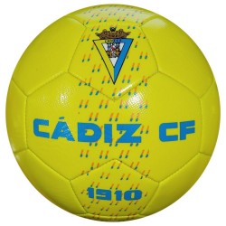 Balón Cádiz Club de Fútbol talla 5 tamaño similar al reglamentario producto oficial
