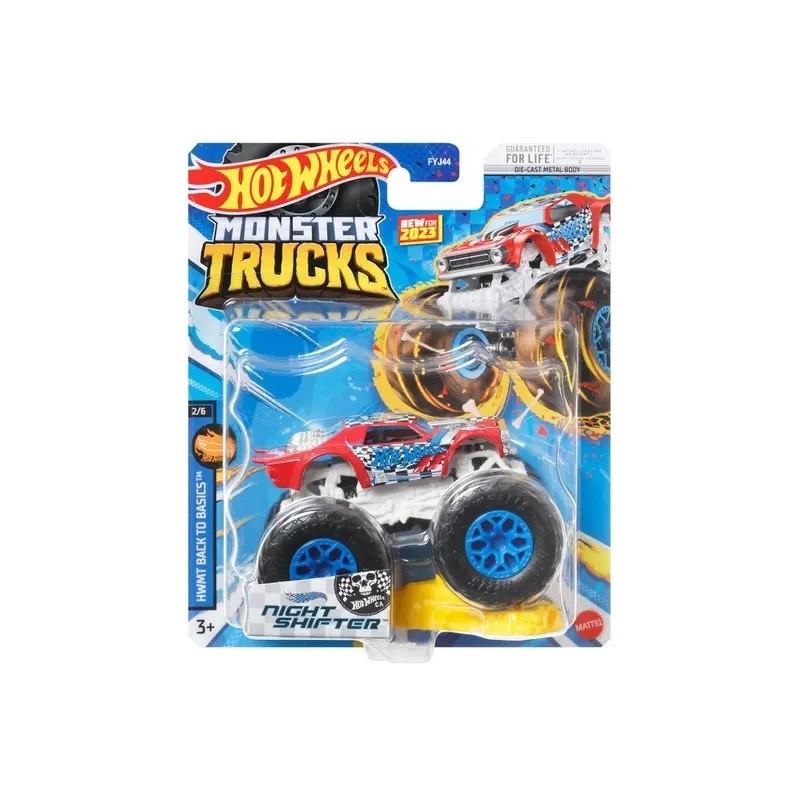 Hot Wheels - Monster Trucks - Night Shifter HLR80 - MATTEL escala 1:64 coche juguete Hot Wheels - Monster Trucks - Night Shifter HLR80 - MATTEL escala 1:64 coche juguete