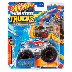 Coche de juguete Hot Wheels Monster Trucks escala 1:64 Race Ace HNW27 - Mattel