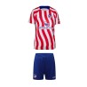 Equipación Atlético de Madrid infantil camiseta y pantalón producto oficial escudo bordado
