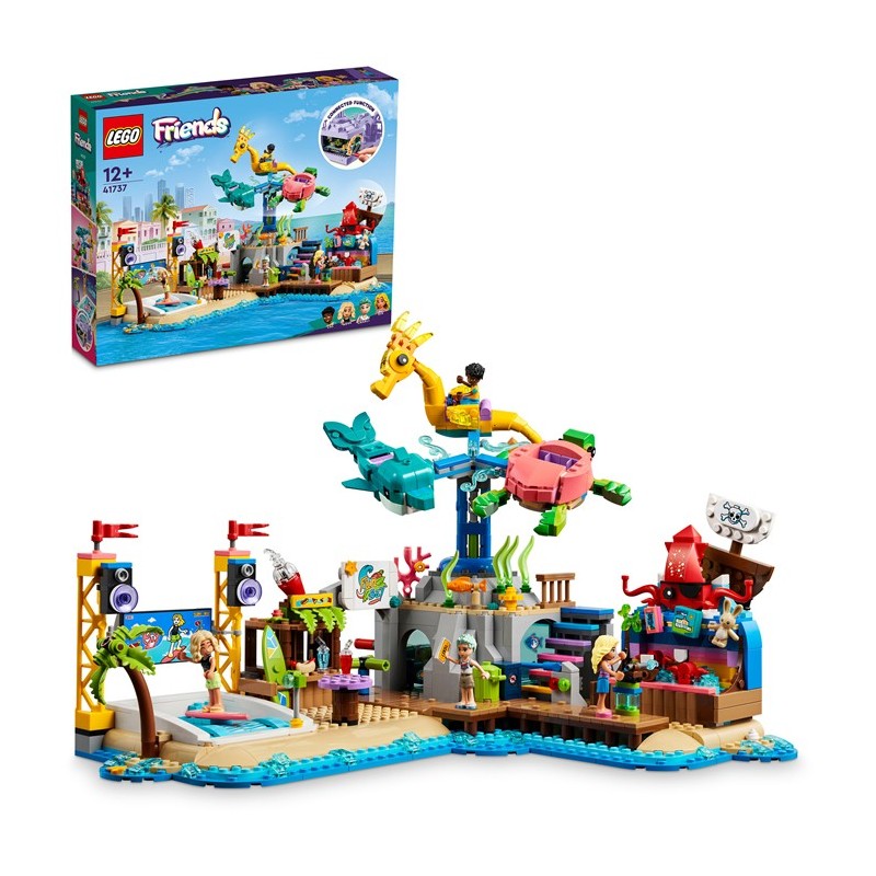 LEGO Friends Parque de Atracciones en la Playa 41737 - Edad a partir de 12+ años, contiene 1348 piezas. LEGO Friends Parque de Atracciones en la Playa 41737 - Edad a partir de 12+ años, contiene 1348 piezas.