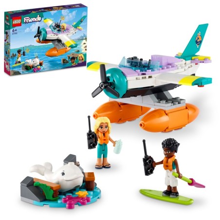 LEGO Friends Avión de Rescate Marítimo 41752 - Edad a partir de 6+ años, contiene 203 piezas.