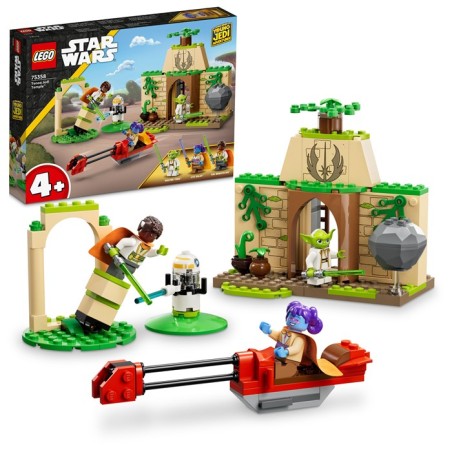 LEGO Star Wars Templo Jedi de Tenoo 75358 - Edad a partir de 4+ años, contiene 124 piezas.