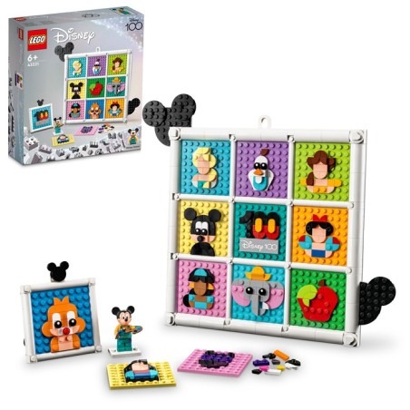 LEGO Disney Specials 100 Años de Iconos de la Animación Disney 43221 - Edad a partir de 6+ años, contiene 1022 piezas.