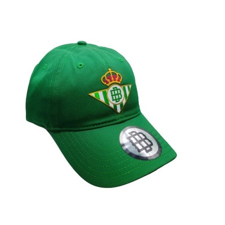 Real Betis Balompié gorra verde adulto escudo caucho color producto oficial