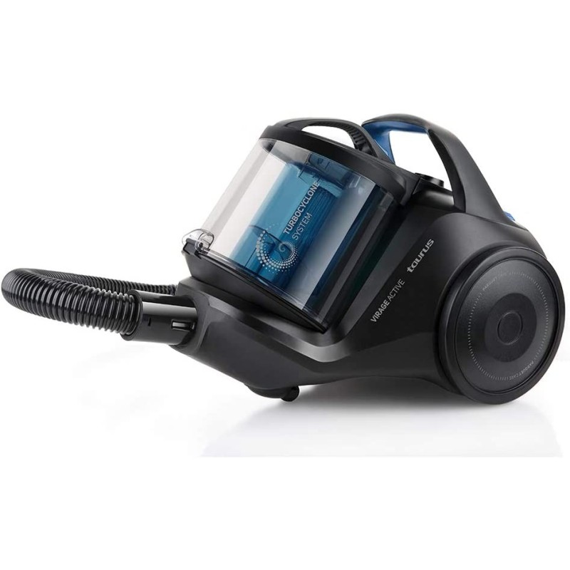 Taurus Virage Active - Aspirador trineo; sin bolsa; 800W; turbocyclone system; filtro HEPA, capacidad 2L Taurus Virage Active - Aspirador trineo; sin bolsa; 800W; turbocyclone system; filtro HEPA, capacidad 2L