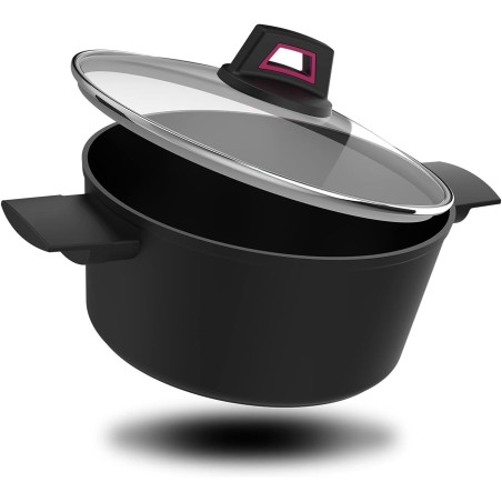 Taurus Best Moments Cazuela 24 - Cacerola de aluminio forjado. 24cm apta para todo tipo de fuegos