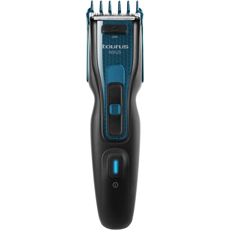 Taurus - Máquina Cortapelo | 7 posiciones | Peine Guía Incorporado | Uso con y sin cable | Cuchillas de acero inoxidable Taurus - Máquina Cortapelo | 7 posiciones | Peine Guía Incorporado | Uso con y sin cable | Cuchillas de acero inoxidable