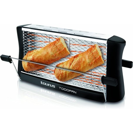 Taurus TodoPan - Tostadora para cualquier tipo de pan, tuesta en ambos lados, 700W