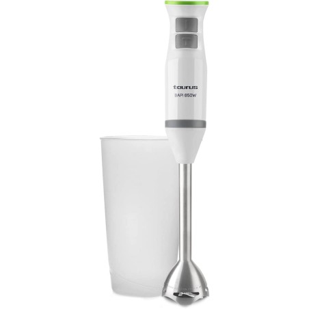 Taurus Bapi 850 Inox - Batidora de Mano, 850 W, Bate y Pica Hiello, Agarre Ergonómico