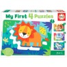 Puzzle Progresivo 5-6-7-8 Piezas Animales de La Selva My First Puzzle edad +2 años