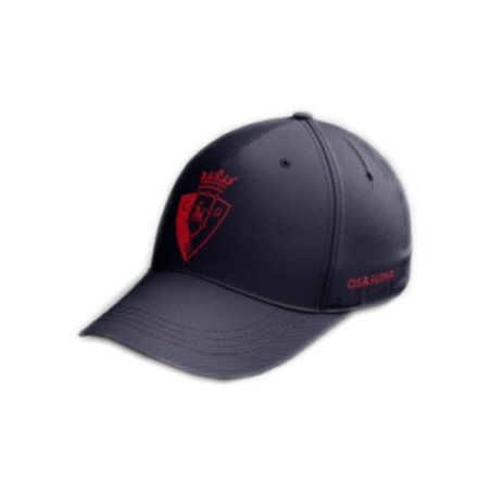 Gorra Club Atlético Osasuna Navy escudo bordado rojo adulto ajustable