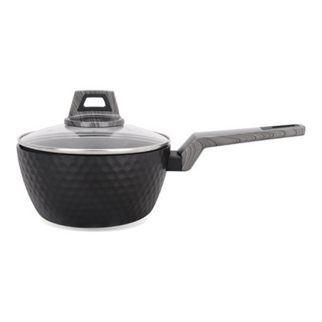 Cazo Con Tapa Amercook Negro Aluminio 18cm apto para todo tipo de cocinas