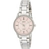 Reloj Casio señora LTP-1303D-4AV correa metálica caja plateada esfera rosa