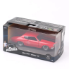 Coche Fast And Furious Doms Chevrolte Chevelle SS escala 1:32 metal y pieza plástico