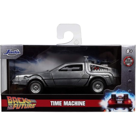 Coche Delorean película Regreso al Futuro, Escala 1:32 metal y piezas de plástico