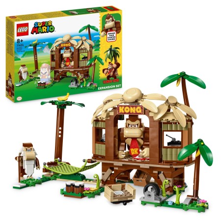 LEGO Super Mario 23L71424 Set de Expansión: Casa del árbol de Donkey Kong edad apartir de 8+ numero de piezas 555
