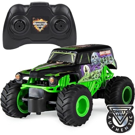 Coche Radiocontrol Monster Jam Grave Digger 1:24 Spin Master edad + 4años