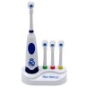 Real Madrid cepillo de dientes vibratorio producto oficial con 4 cabezales funciona a pilas
