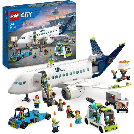 LEGO City Big Vehicles 60367 Avión de Pasajeros edad apartir de 7+ número de piezas 913